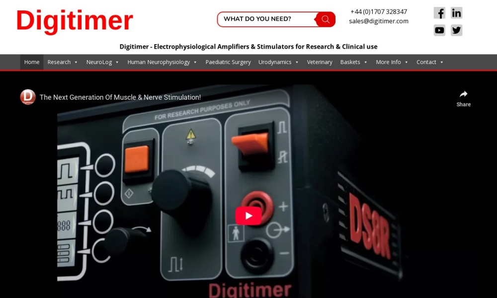 Digitimer Ltd Screenshot