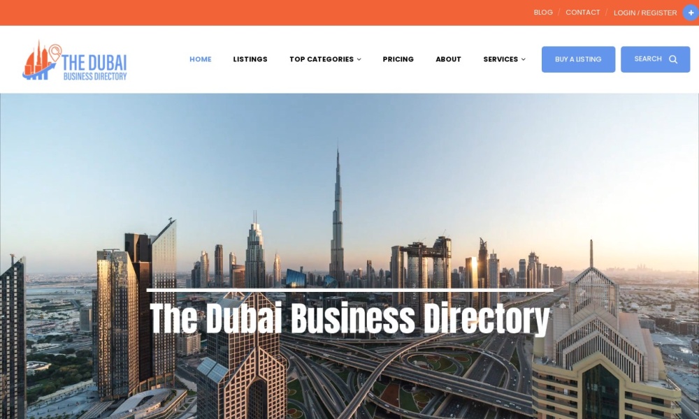 Dubai Business Directory Screenshot