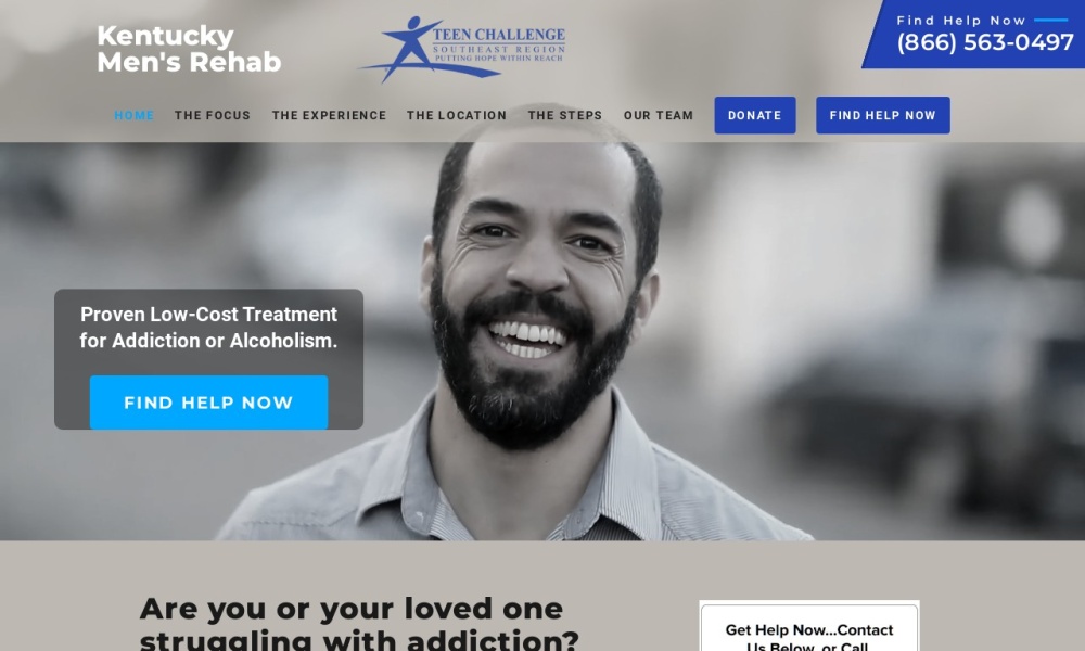 Kentucky Men’s Center Screenshot