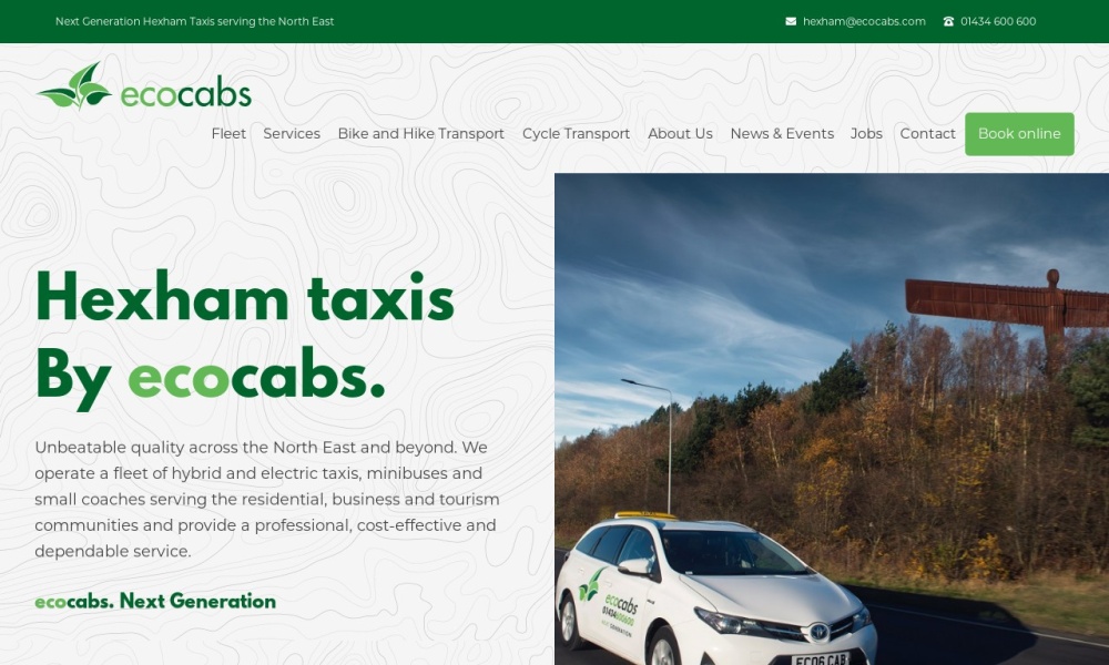 EcoCabs Hexham Screenshot