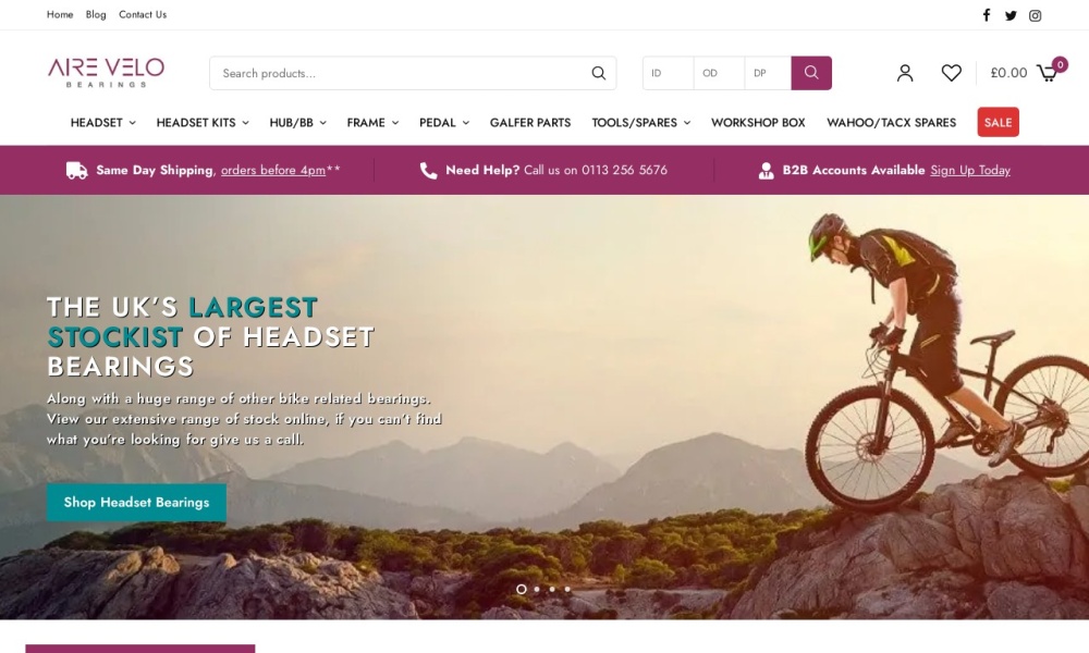 Airevelo Bearings Ltd Screenshot
