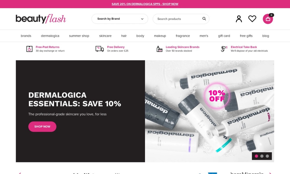 Dermalogica Screenshot