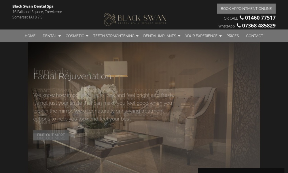 Black Swan Dental Spa Screenshot