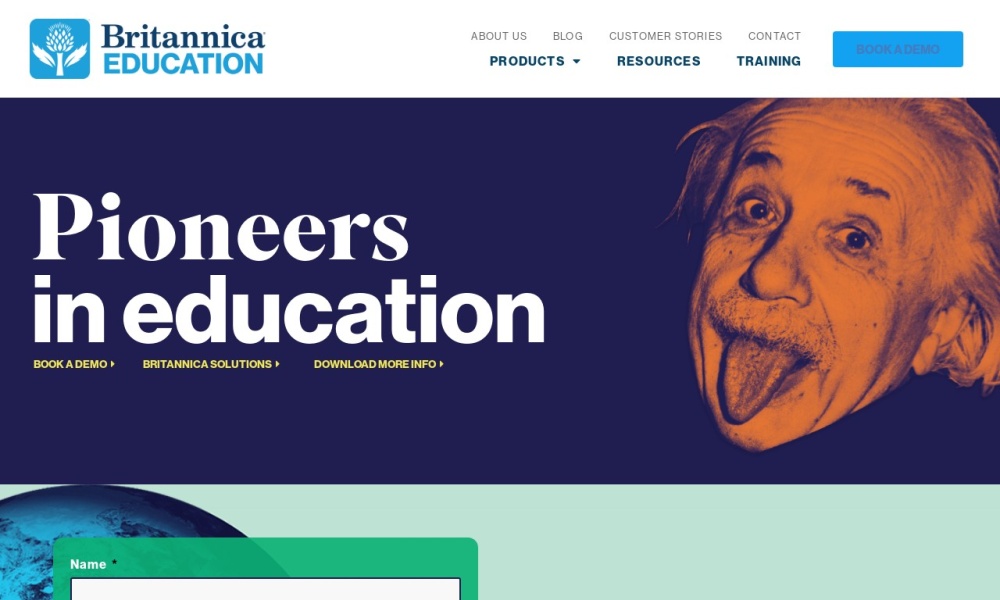 Encyclopædia Britannica Ltd Screenshot