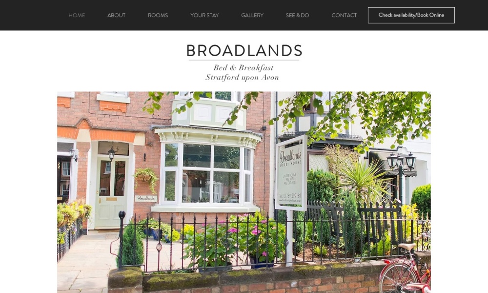 Bed and Breakfast Stratford upon Avon Screenshot