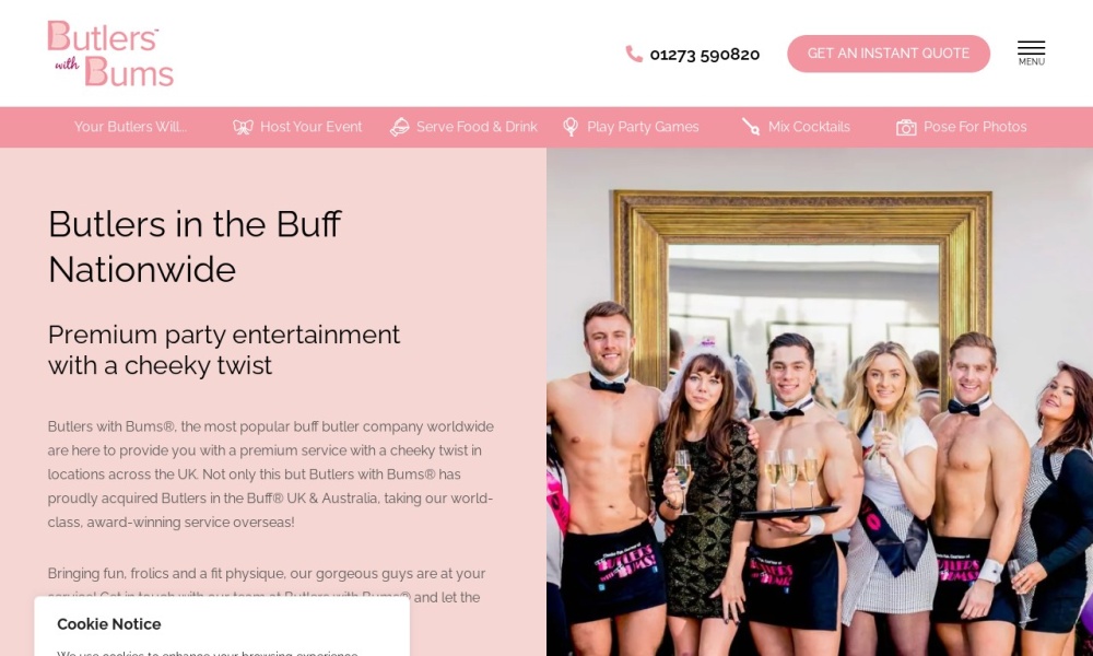 Butlers With Bums Screenshot