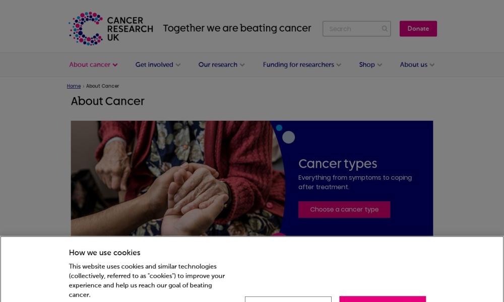 Cancer Help Screenshot