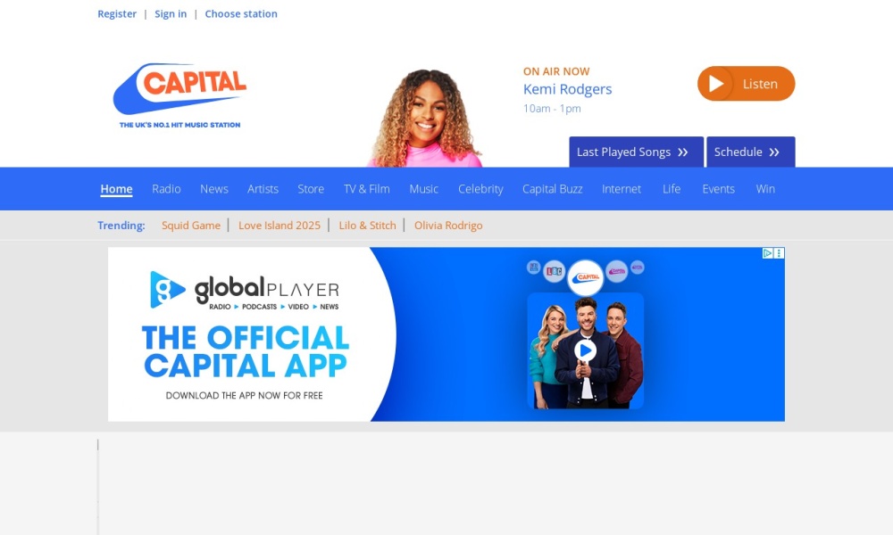 Capital FM Screenshot