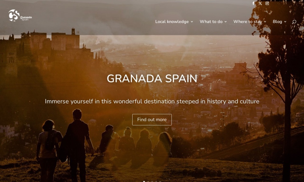 Luxury hotels in Granada Screenshot
