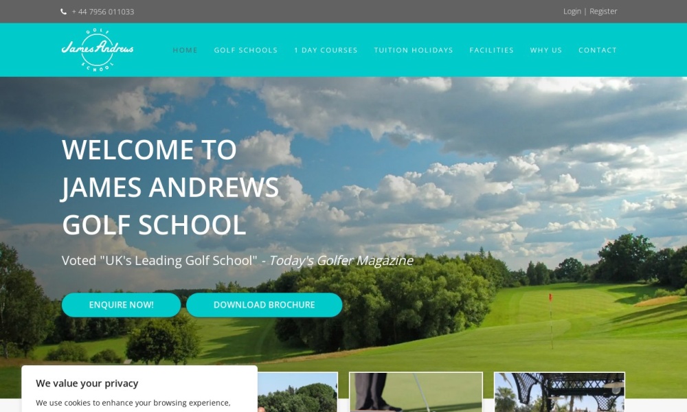 James Andrews Golf School Screenshot