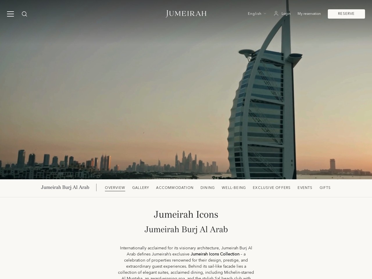 Jumeirah Burj Al Arab Hotel Dubai Screenshot