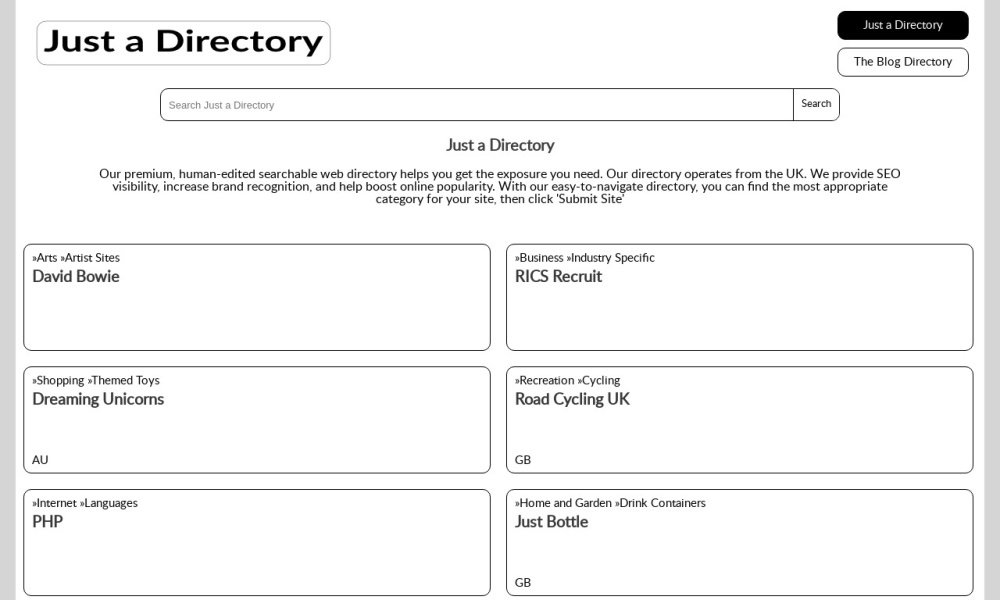Just a Directory Screenshot