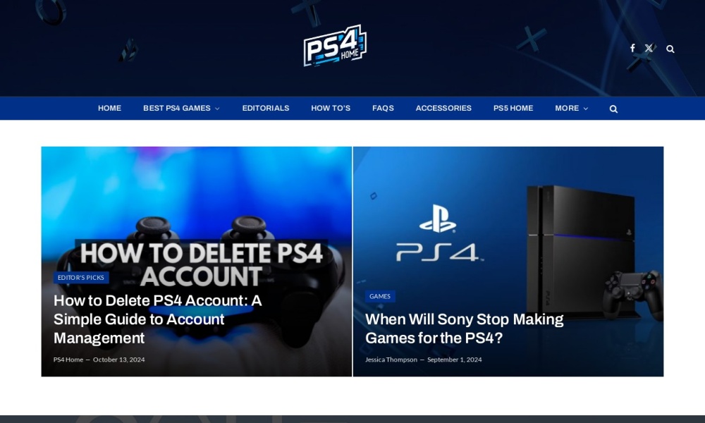 PS4 Home Screenshot