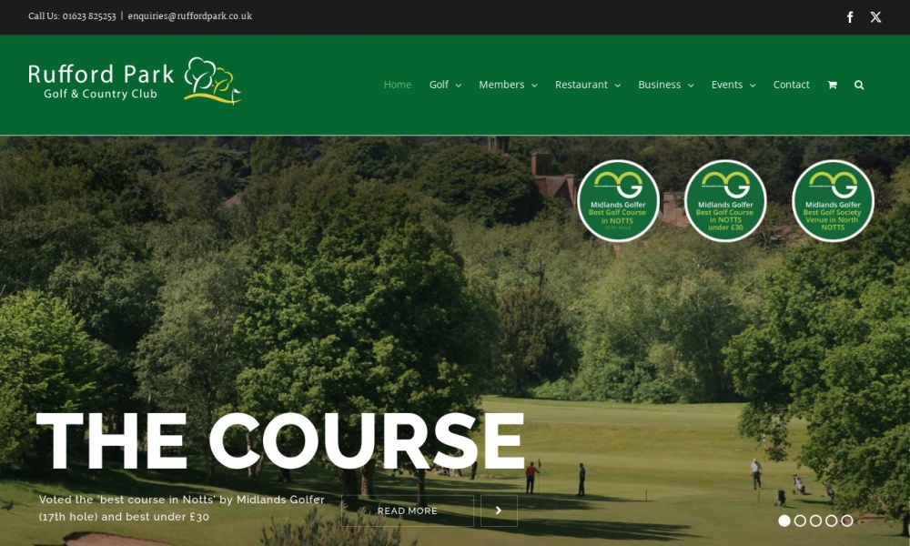 Conference facility & wedding venue Nottingham Screenshot