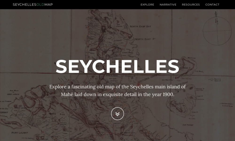 Seychelles Old Map Screenshot