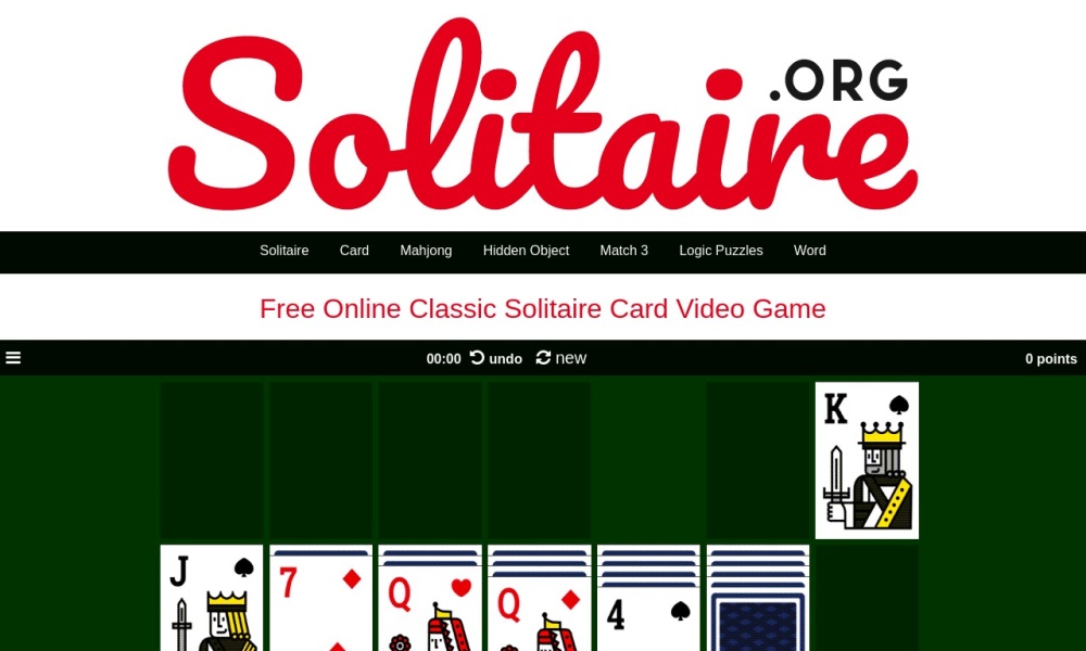Play Free Classic Solitaire Card Games Screenshot
