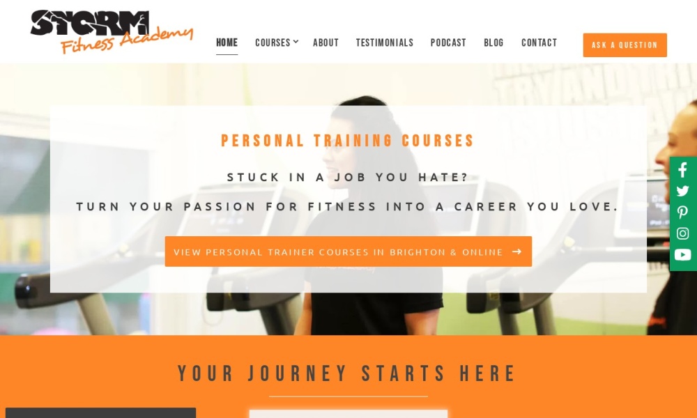 Storm Fitness Academy Screenshot