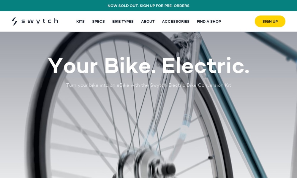Ebike conversion kit Screenshot