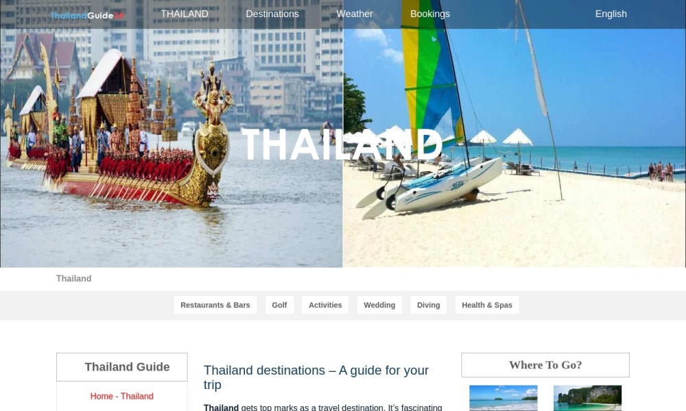 Travel to Thailand Screenshot