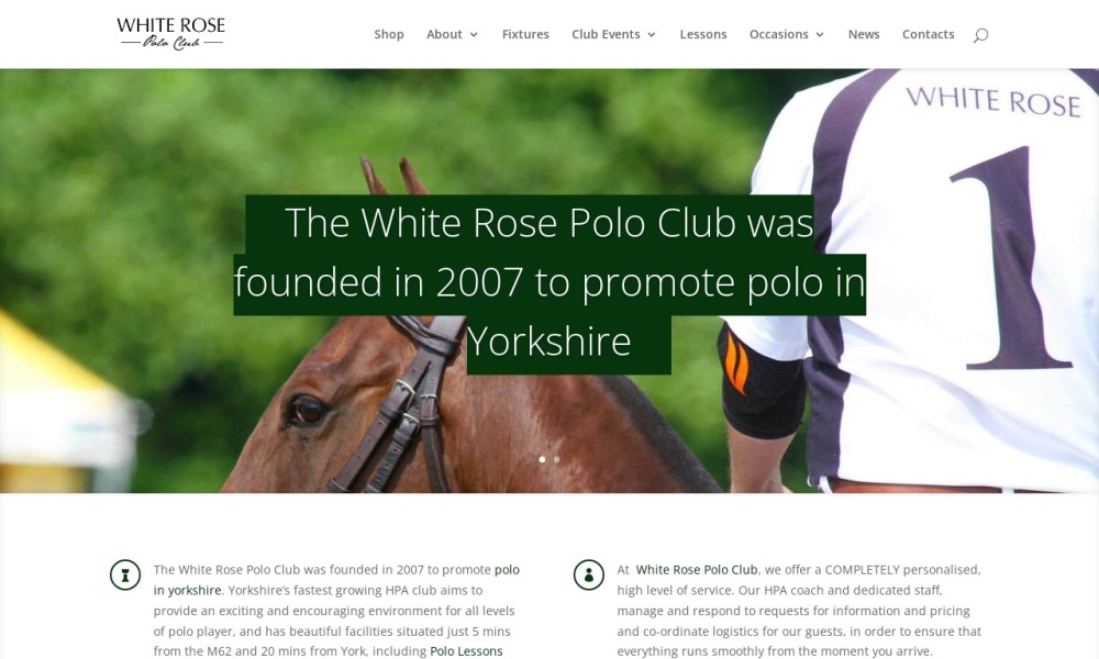 Polo club in Yorkshire Screenshot