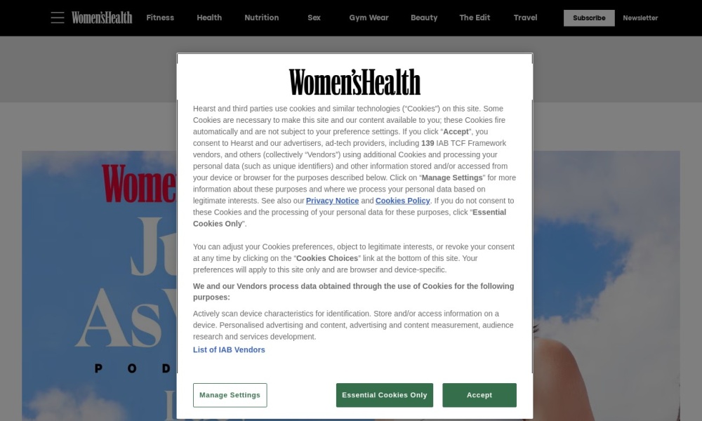 Womens Health Mag Screenshot